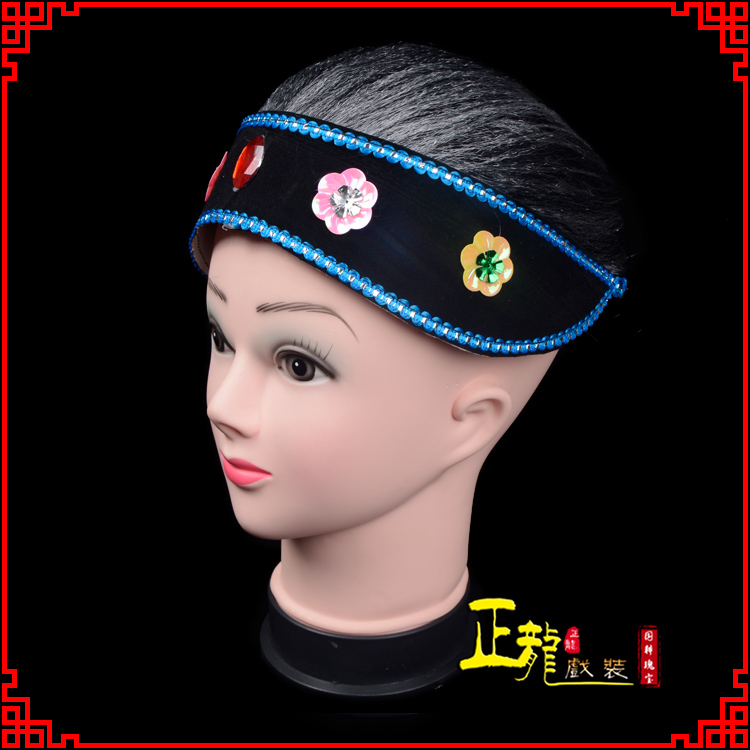 青岛老旦媒婆穷老太婆假发套 老旦头套