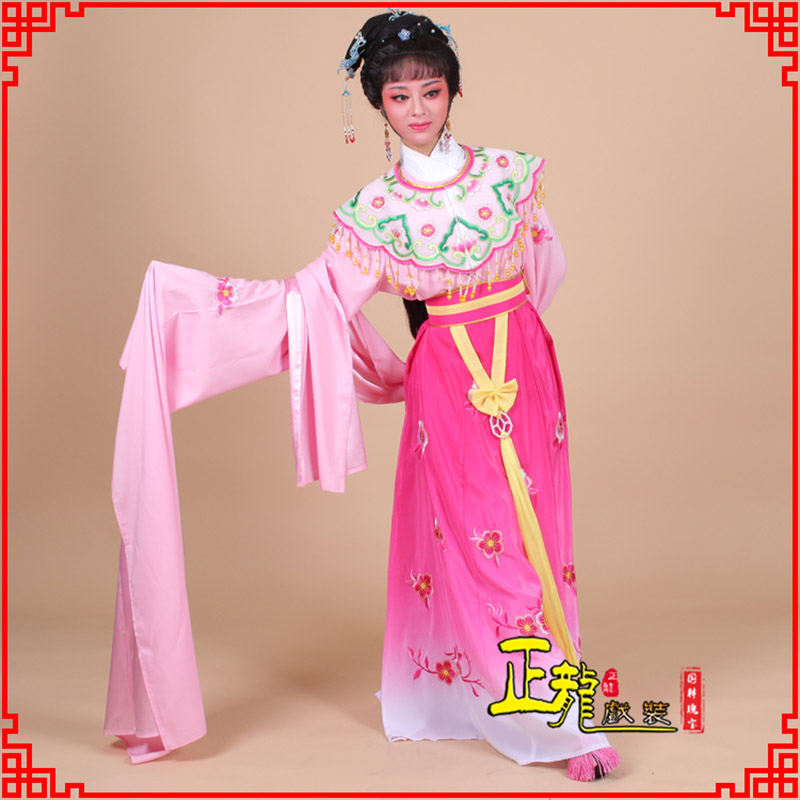 青岛水袖青衣练功花旦服 梅花古装衣