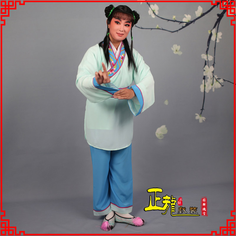 青岛歌仔戏童生小孩影视银心四九服 书童衣